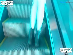 Russian girl loves dogs